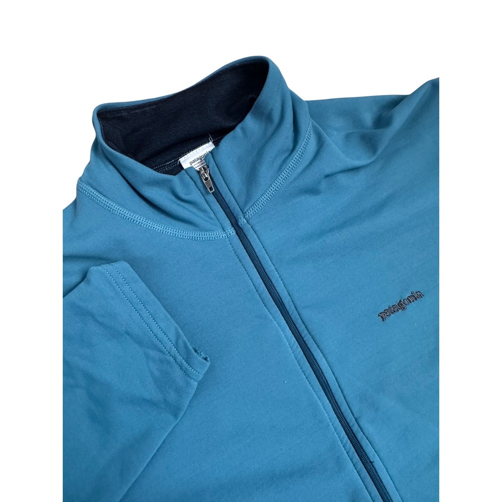 Patagonia Vintage 90's Womens Cool Weather Top Quarter Zip Blue 24230 Medium